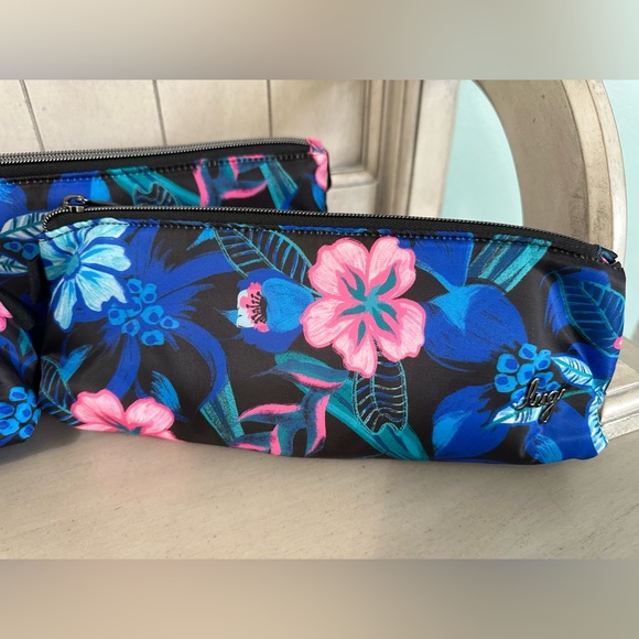 🌺 NWT Lug 3 Piece Schooner Storage Pouches in Resort Black 🌺 - Picture 5 of 9
